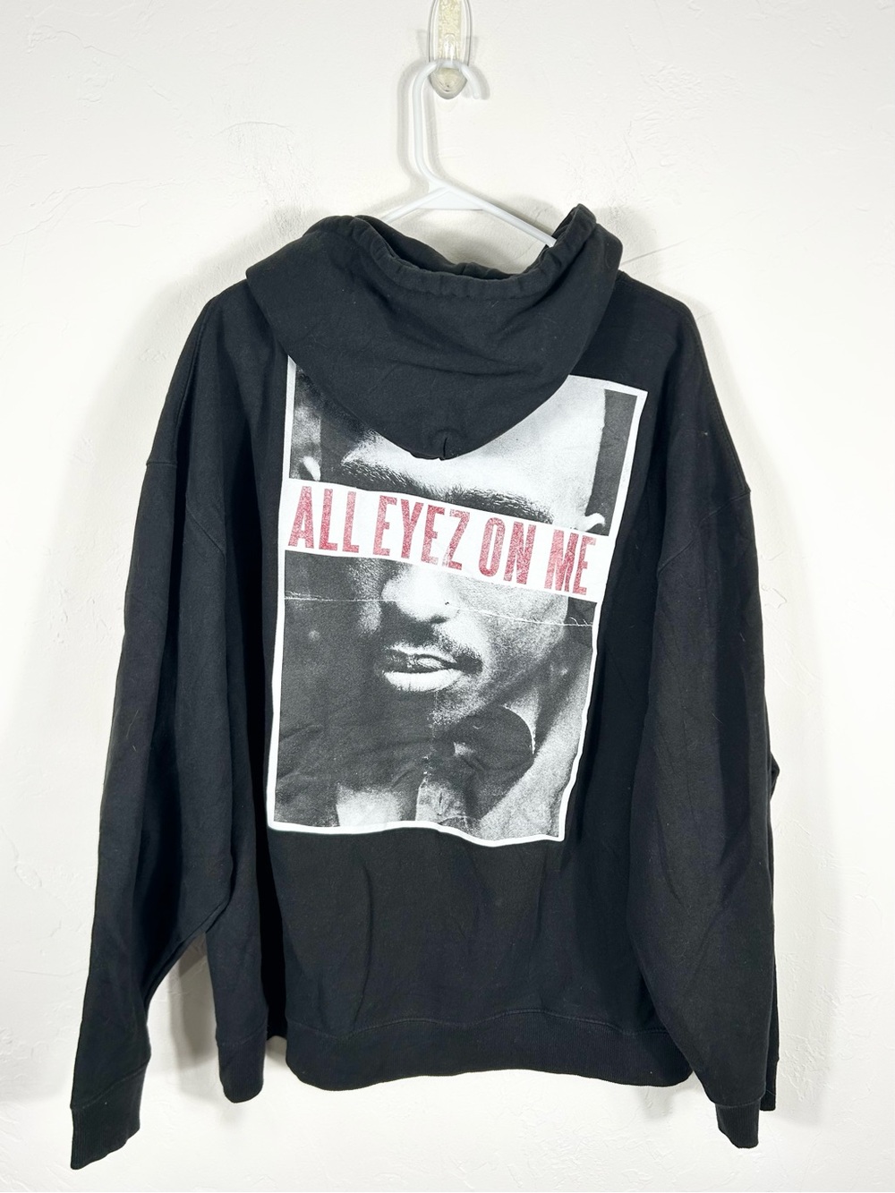 👁️ 2Pac All Eyez On Me Black Graphic Hoodie Bravado Licensed 2X